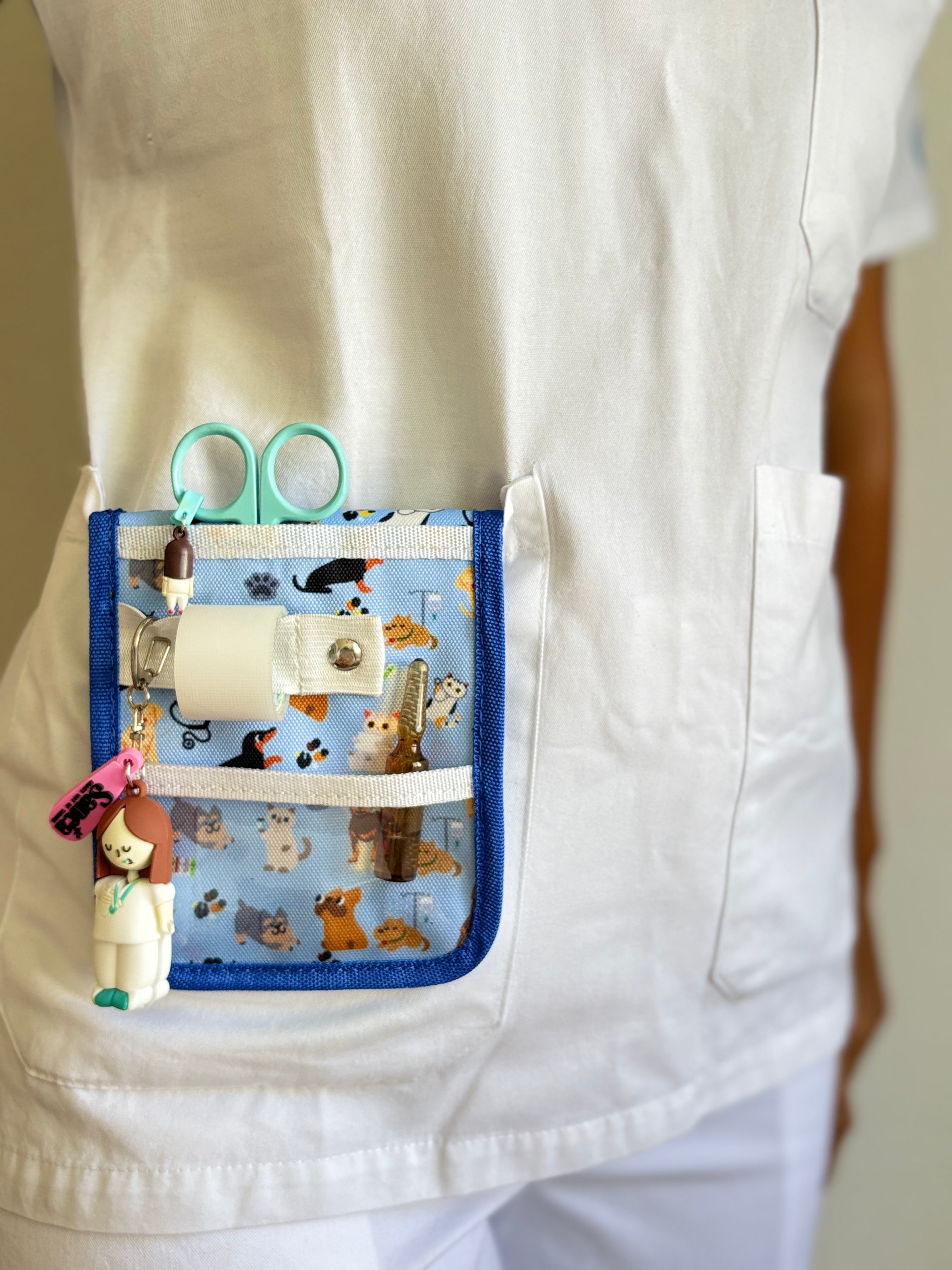 Taschen-Organizer- ANIMAL LOVER BLUE