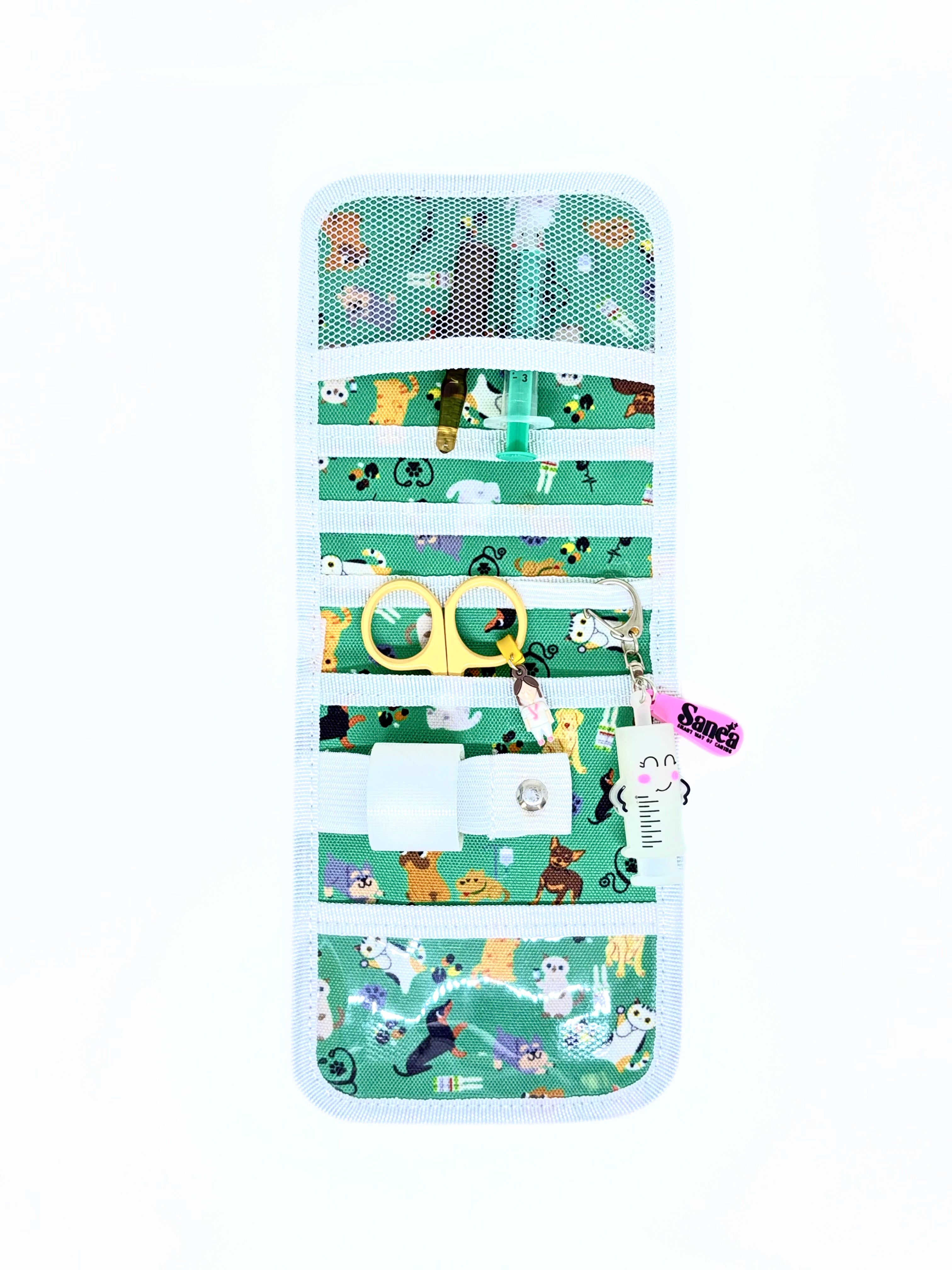 Taschen-Organizer- ANIMAL LOVER GREEN